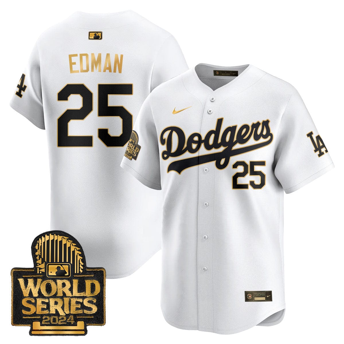 Los Angeles Dodgers World Series 2024 Jersey - All Stitched - Image 50
