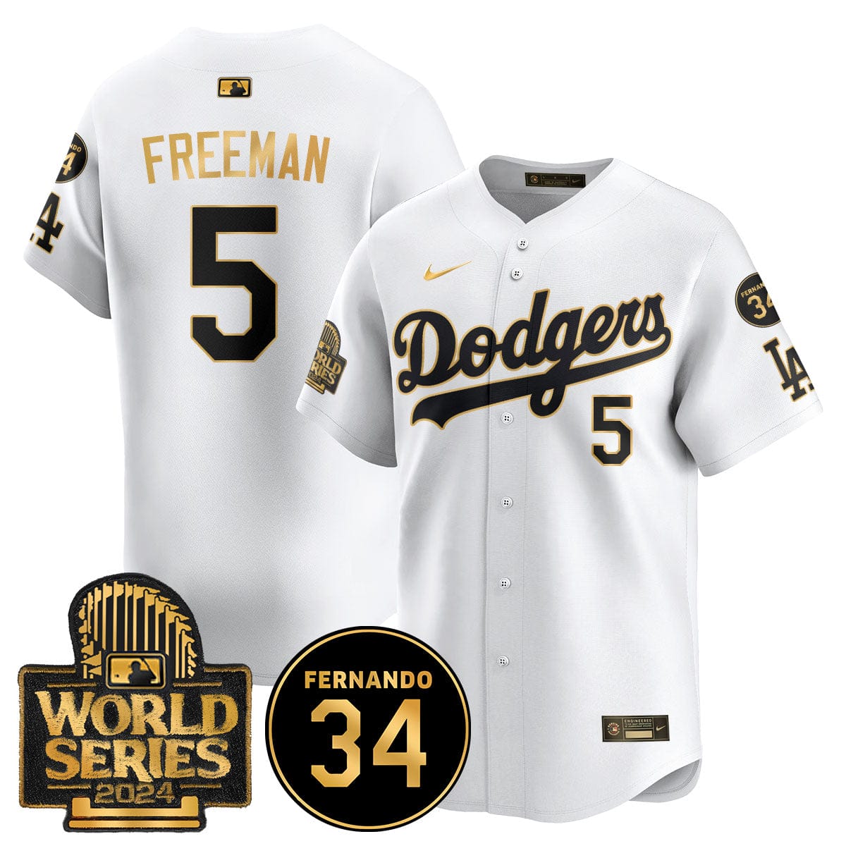 Dodgers Fernando Valenzuela Memorial Jersey - All Stitched - Image 54