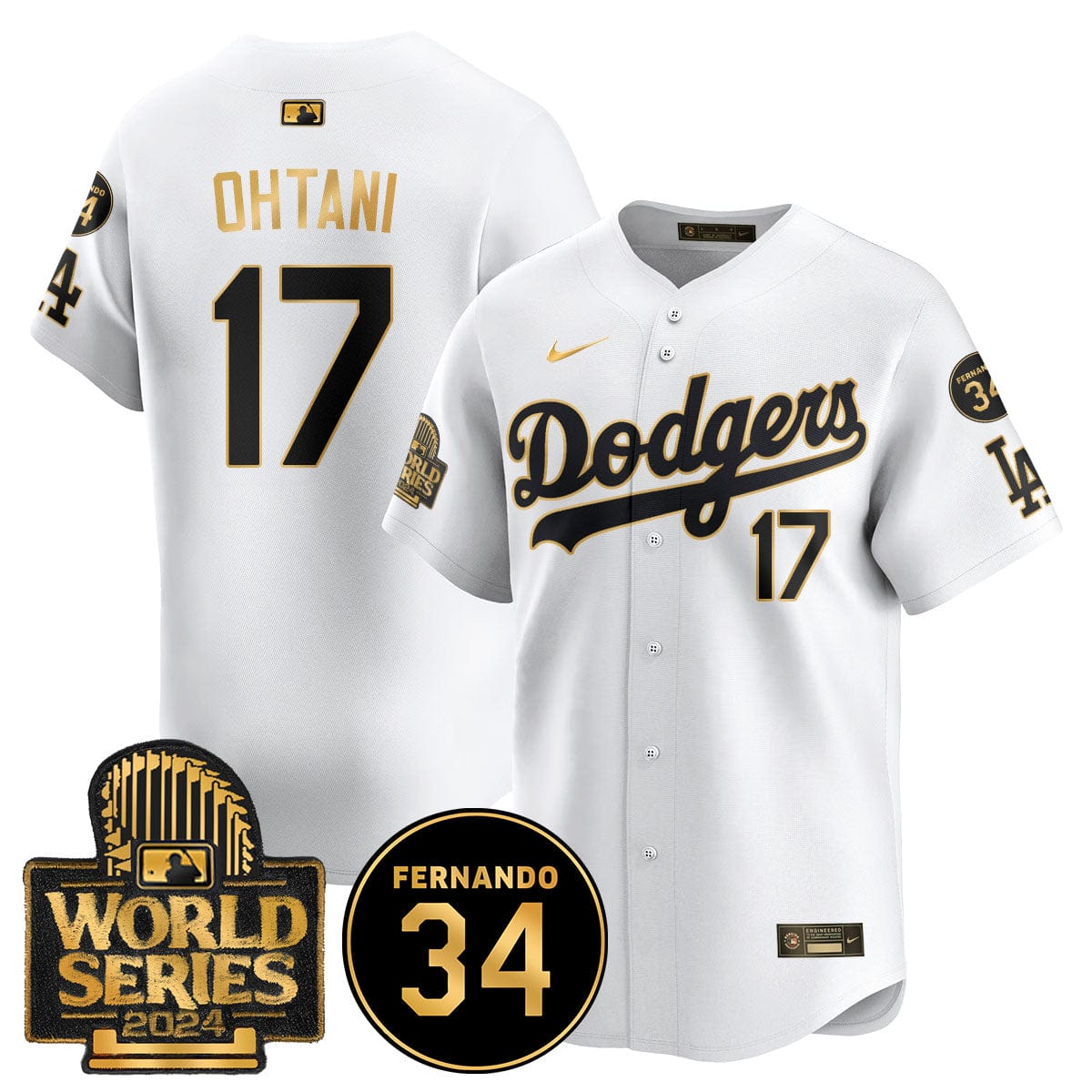 Dodgers Fernando Valenzuela Memorial Jersey - All Stitched - Image 57