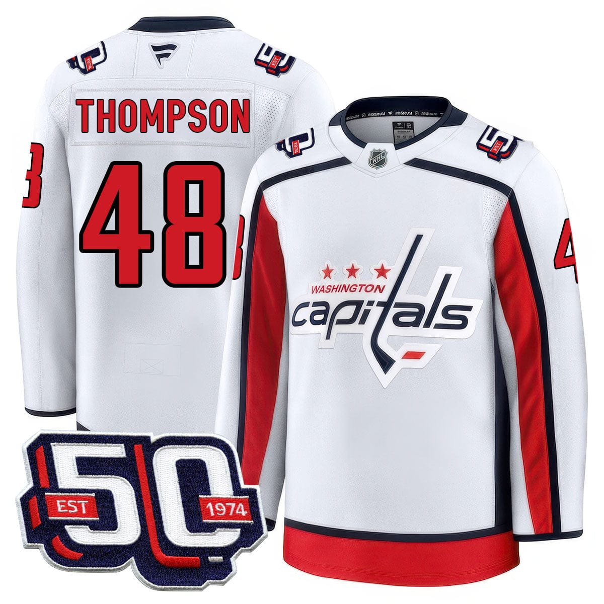 Washington Capitals 50th Anniversary Premium Jersey - All Stitched - Image 15