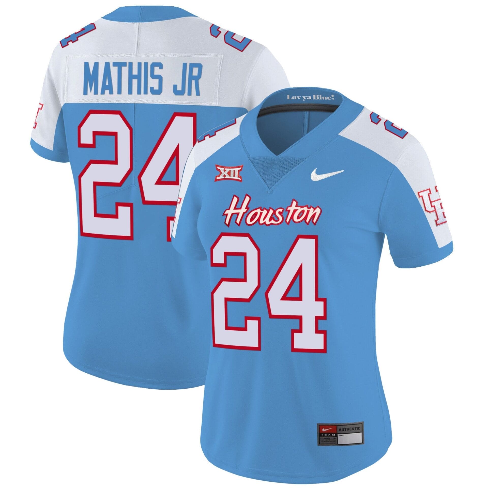Houston Cougars 2023 Oilers Inspired Vapor Jersey V4 - All Stitched - Image 23