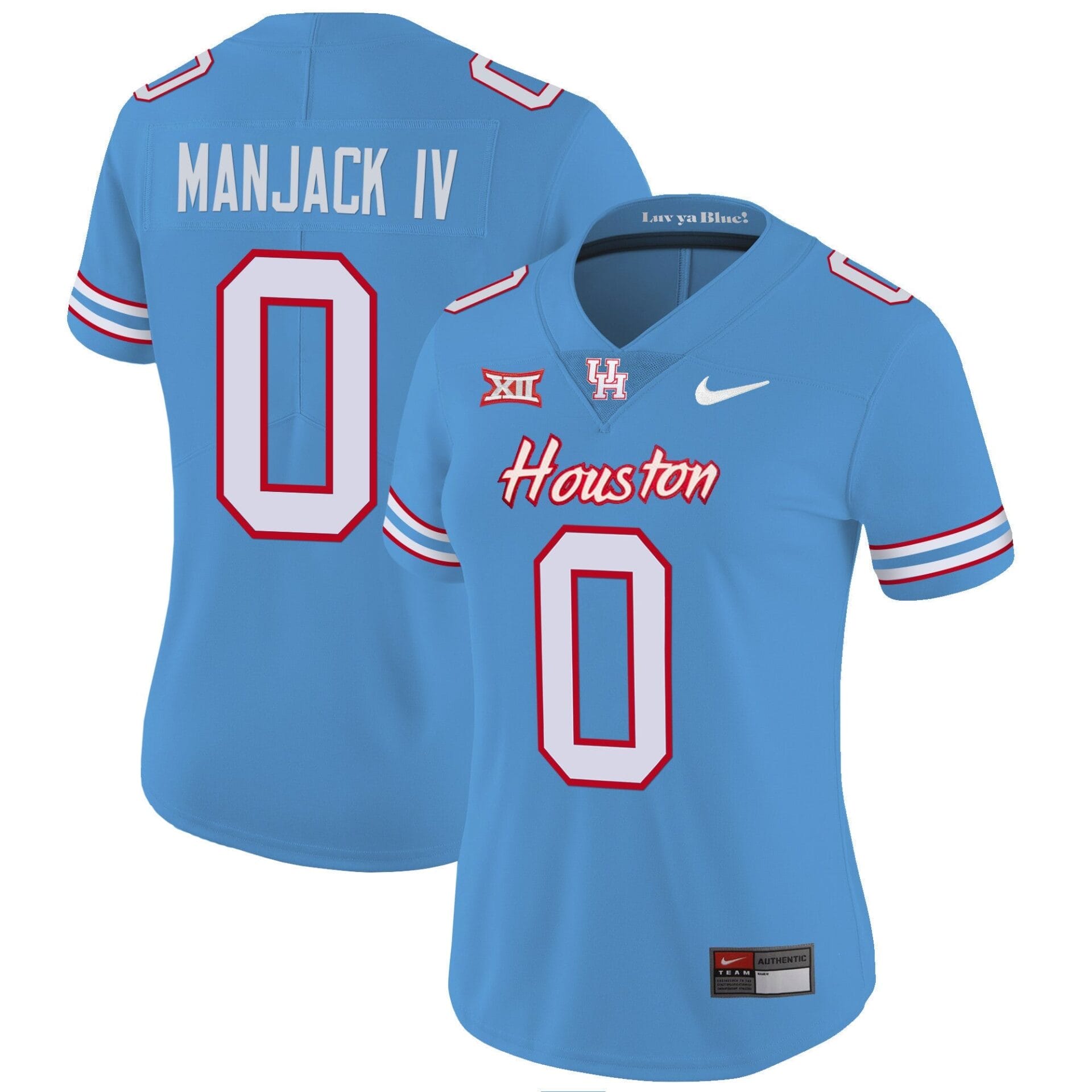 Houston Cougars 2023 Oilers Inspired Vapor Jersey V4 - All Stitched - Image 17