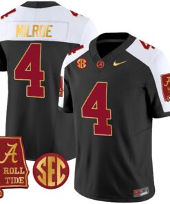Alabama Crimson Tide Gold Trim Vapor Jersey V2 - Alabama Map - All Stitched