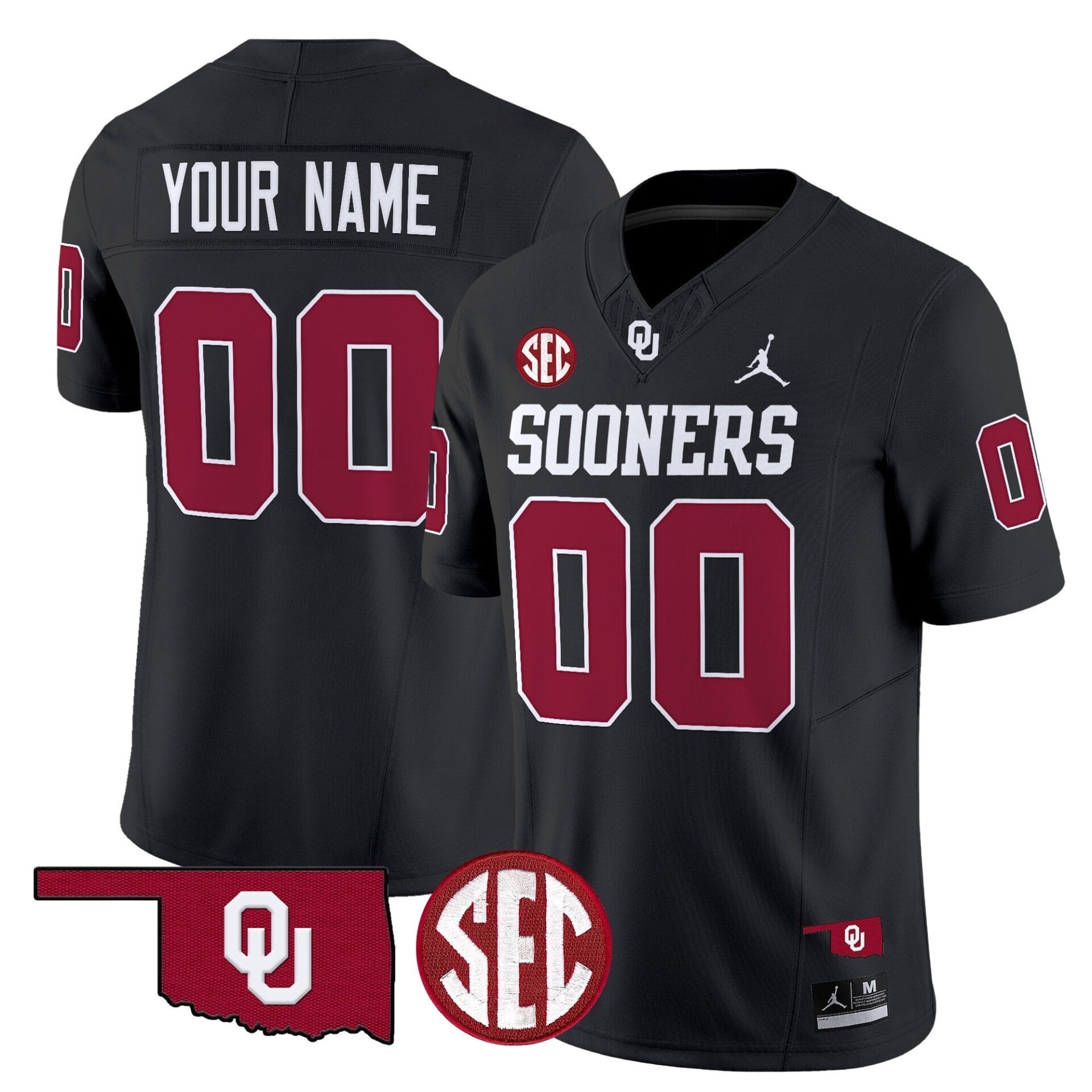 Oklahoma Sooners 2024 Vapor Limited Custom Jersey - SEC Patch - All Stitched - Image 6