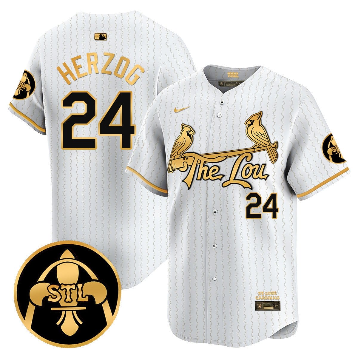 St. Louis Cardinals 2024 City Connect Vapor Premier Limited Jersey V2 - All Stitched - Image 7
