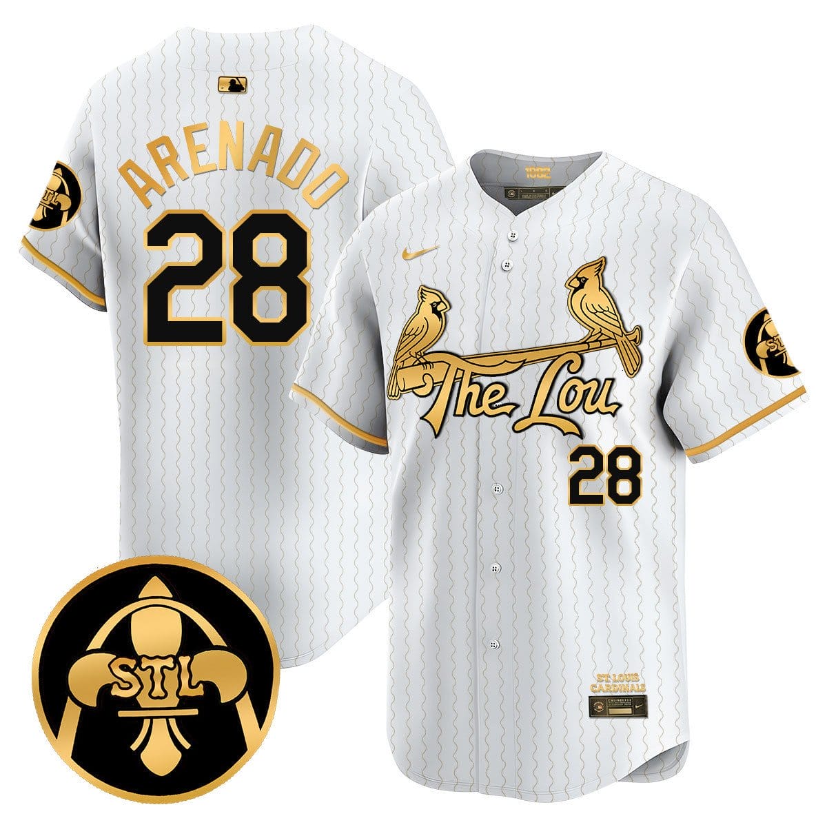 St. Louis Cardinals 2024 City Connect Vapor Premier Limited Jersey V2 - All Stitched - Image 8