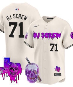 Astros DJ Screw Vapor Premier Limited Jersey - All Stitched