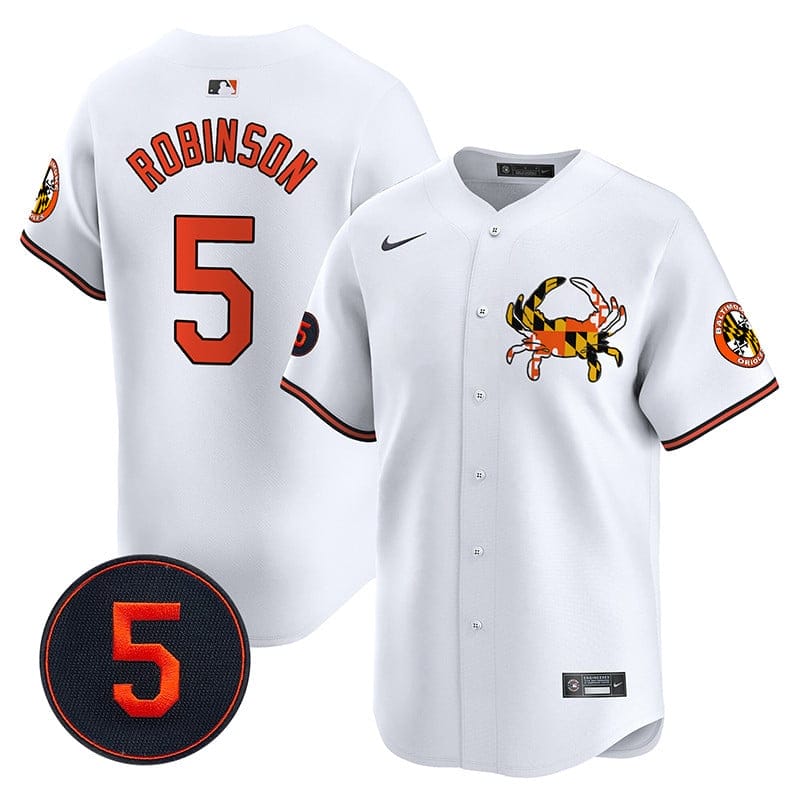 Baltimore Orioles Robinson Patch Vapor Premier Limited Jersey V3 - All Stitched - Image 10