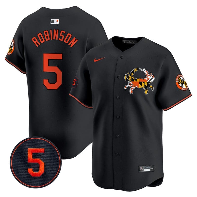Baltimore Orioles Robinson Patch Vapor Premier Limited Jersey V3 - All Stitched - Image 18