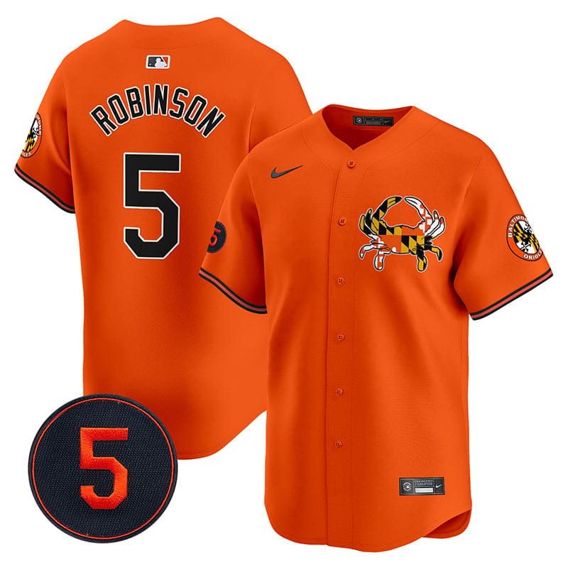 Baltimore Orioles Robinson Patch Vapor Premier Limited Jersey V3 - All Stitched - Image 26