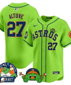 Astros Orbit Patch Vapor Premier Limited Jersey V3 - All Stitched