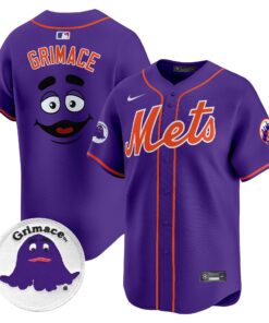 Mets Grimace Vapor Premier Limited Jersey - All Stitched