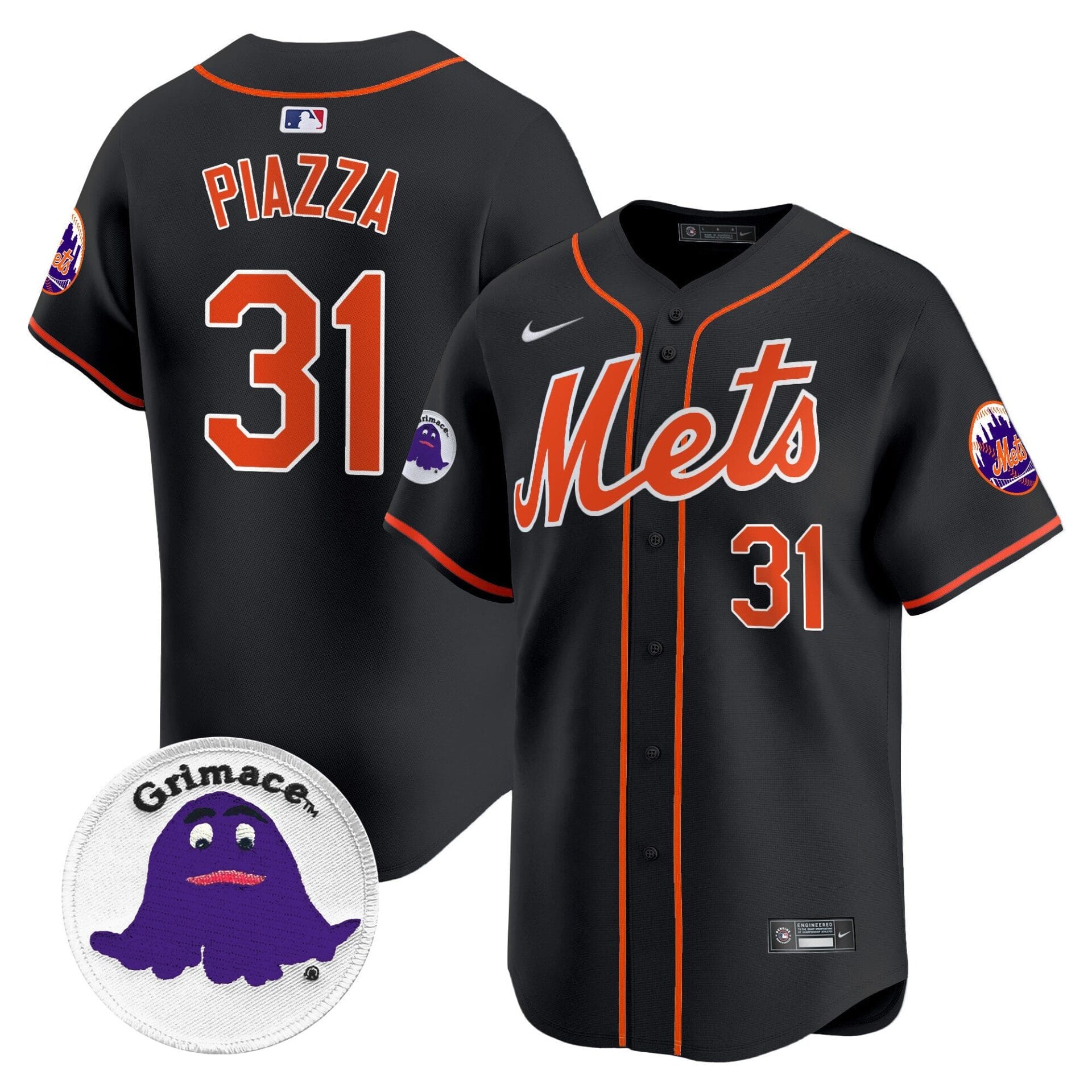 Mets Grimace Vapor Premier Limited Jersey - All Stitched - Image 20