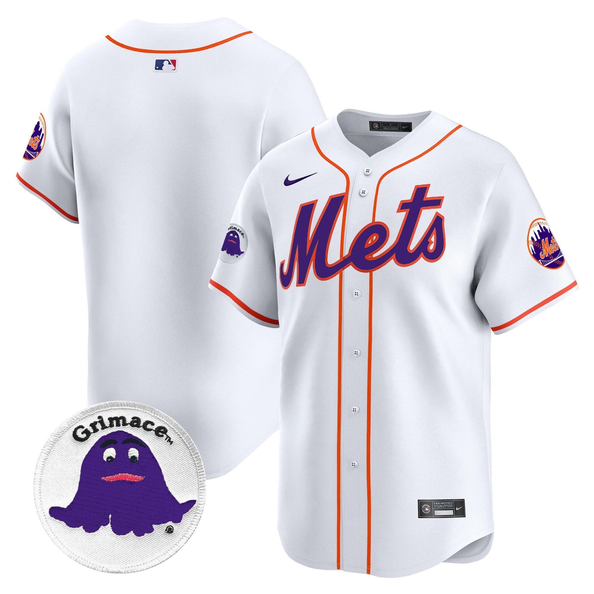 Mets Grimace Vapor Premier Limited Jersey - All Stitched - Image 28