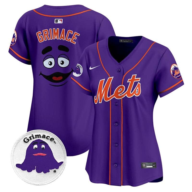 Mets Grimace Vapor Premier Limited Jersey - All Stitched