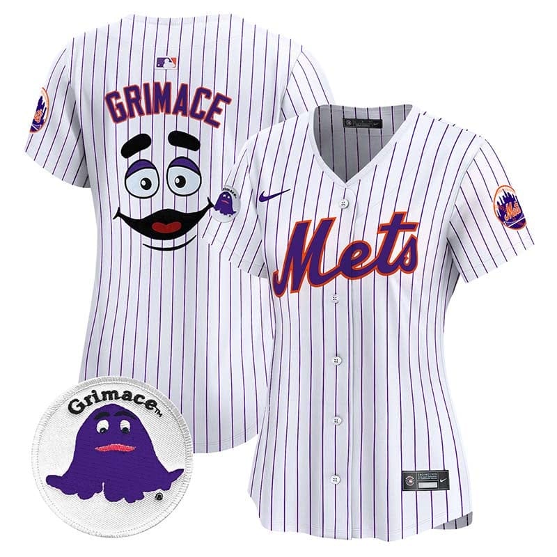 Mets Grimace Vapor Premier Limited Jersey - All Stitched - Image 8