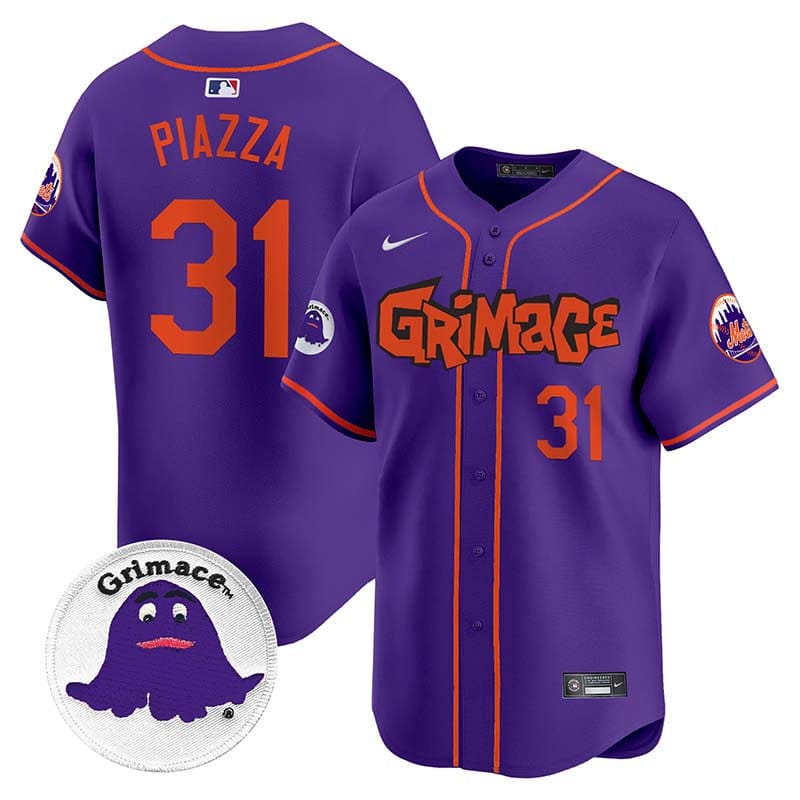 Mets Grimace Vapor Premier Limited Jersey V2 - All Stitched - Image 6