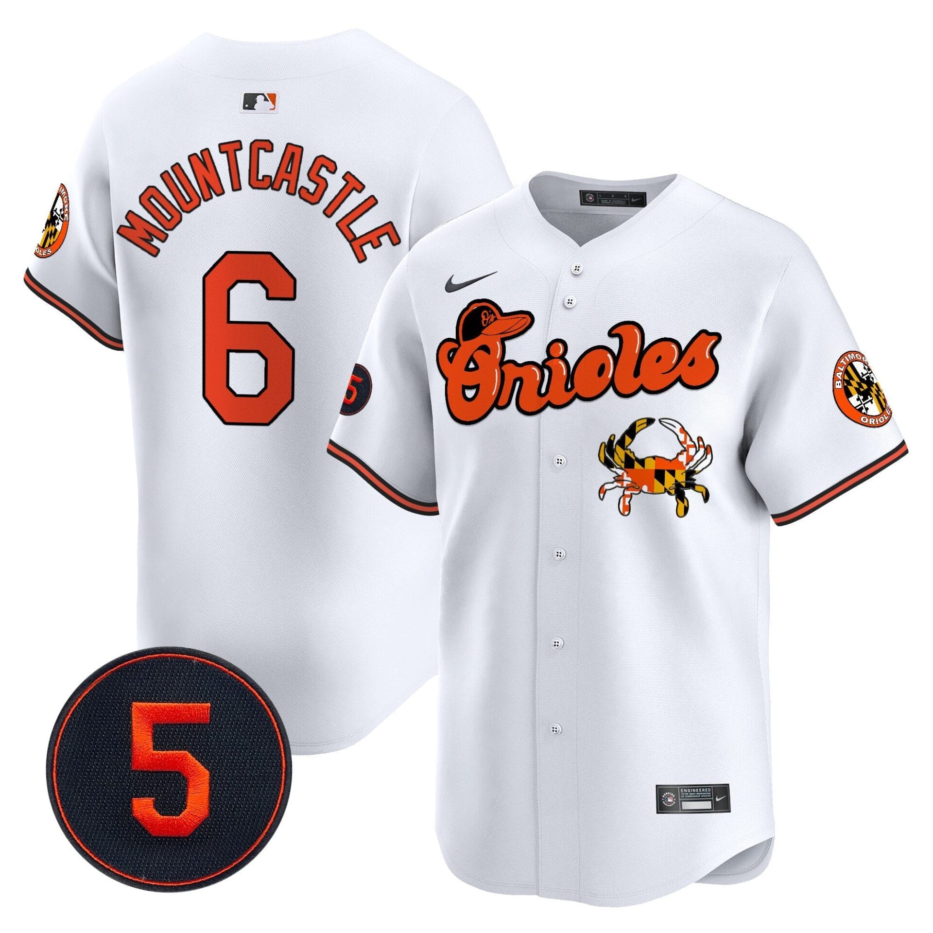Baltimore Orioles Robinson Patch Vapor Premier Limited Jersey V6 - All Stitched - Image 11