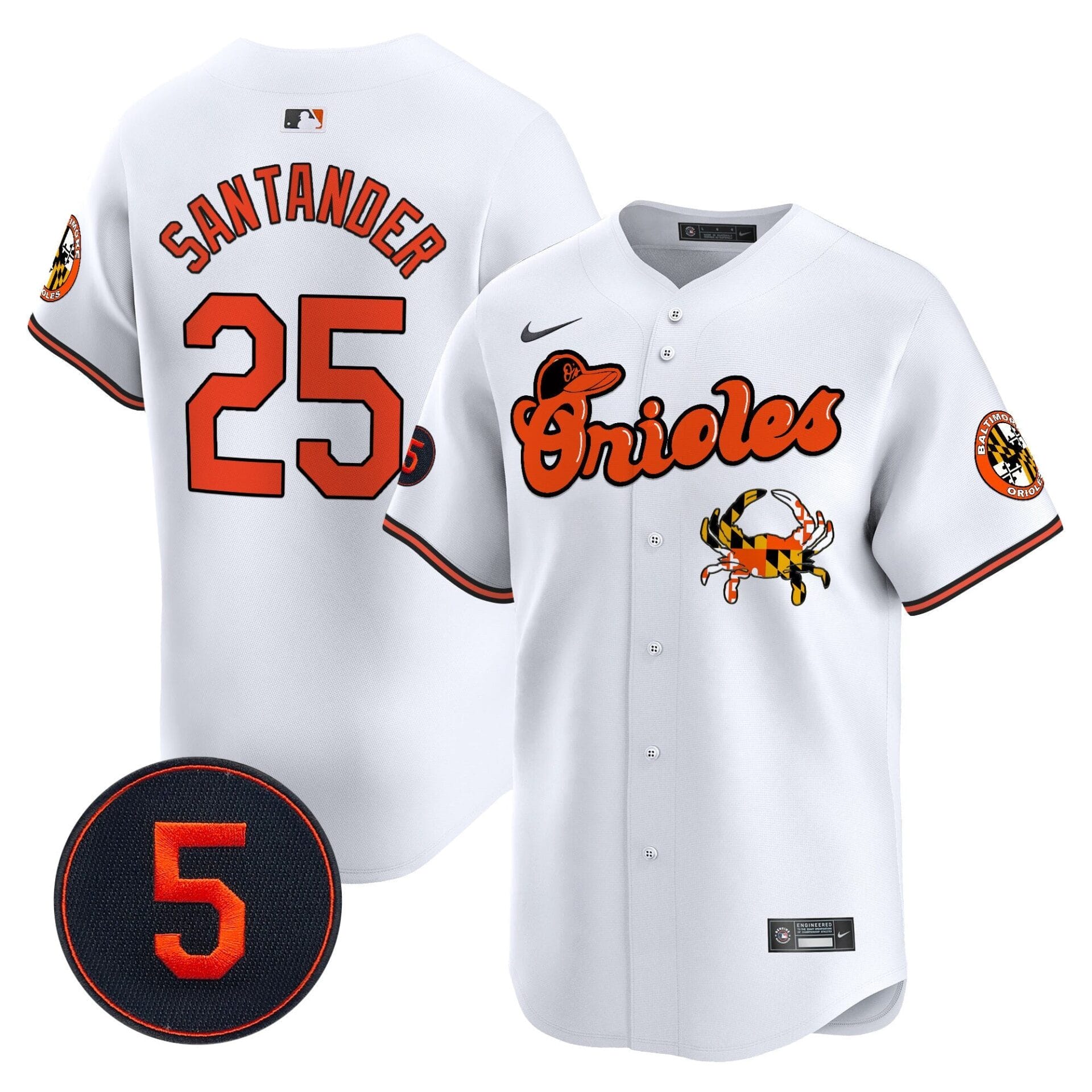 Baltimore Orioles Robinson Patch Vapor Premier Limited Jersey V6 - All Stitched - Image 13