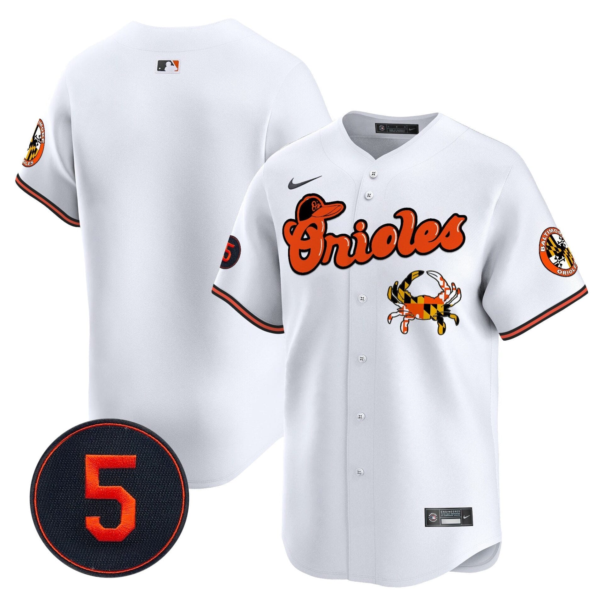 Baltimore Orioles Robinson Patch Vapor Premier Limited Jersey V6 - All Stitched - Image 16