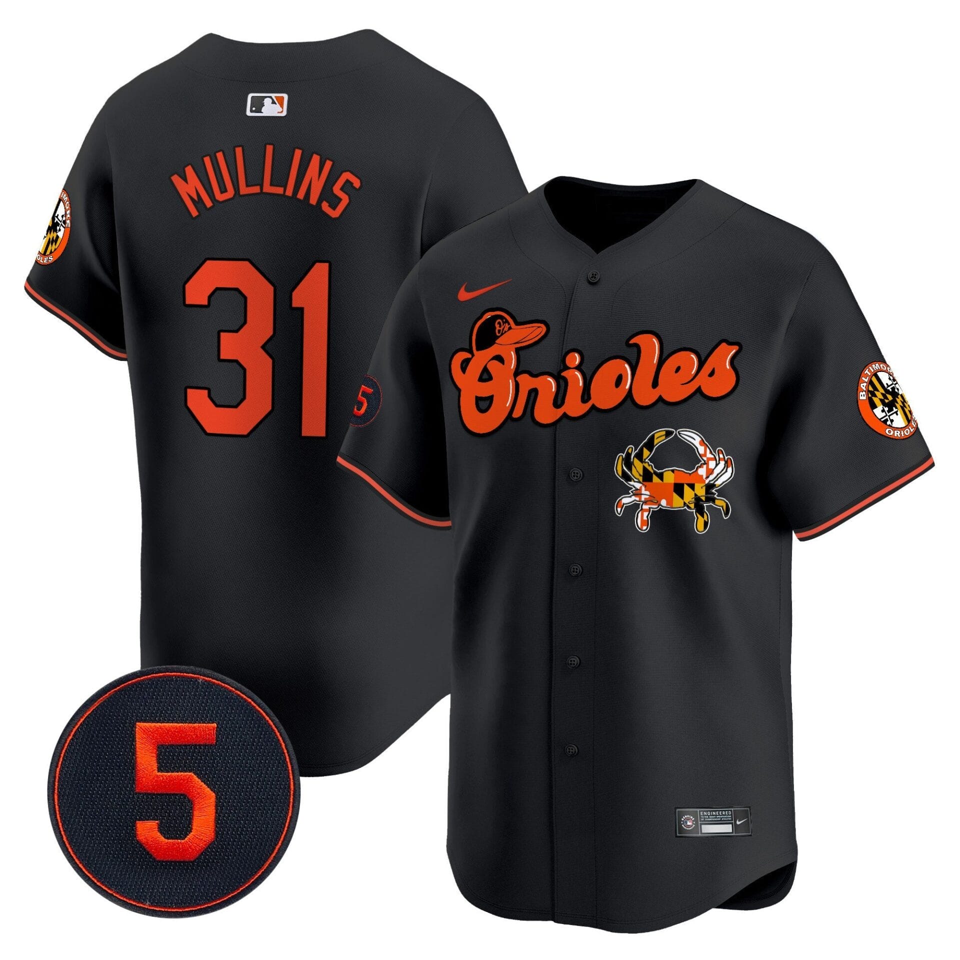 Baltimore Orioles Robinson Patch Vapor Premier Limited Jersey V6 - All Stitched - Image 20