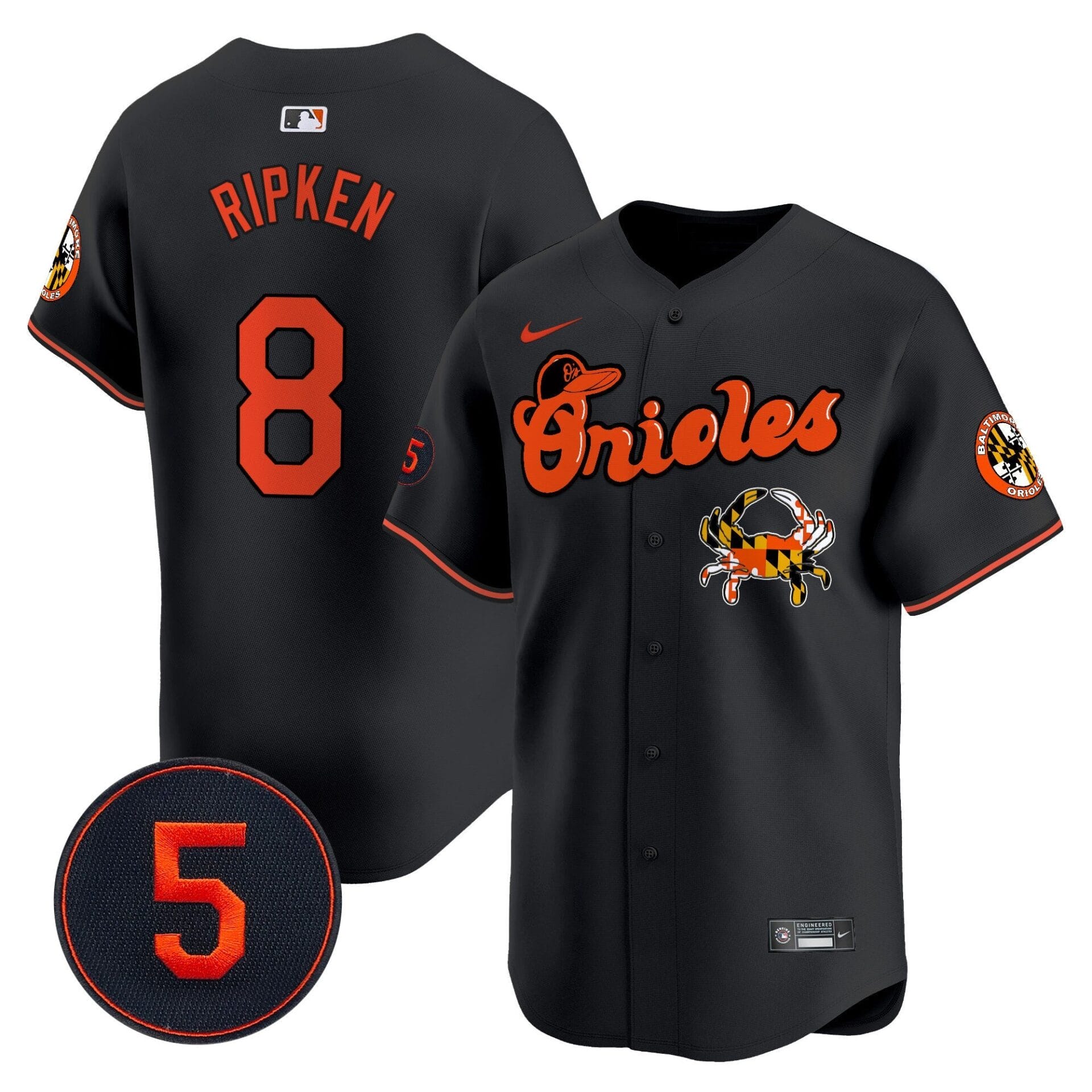 Baltimore Orioles Robinson Patch Vapor Premier Limited Jersey V6 - All Stitched - Image 22