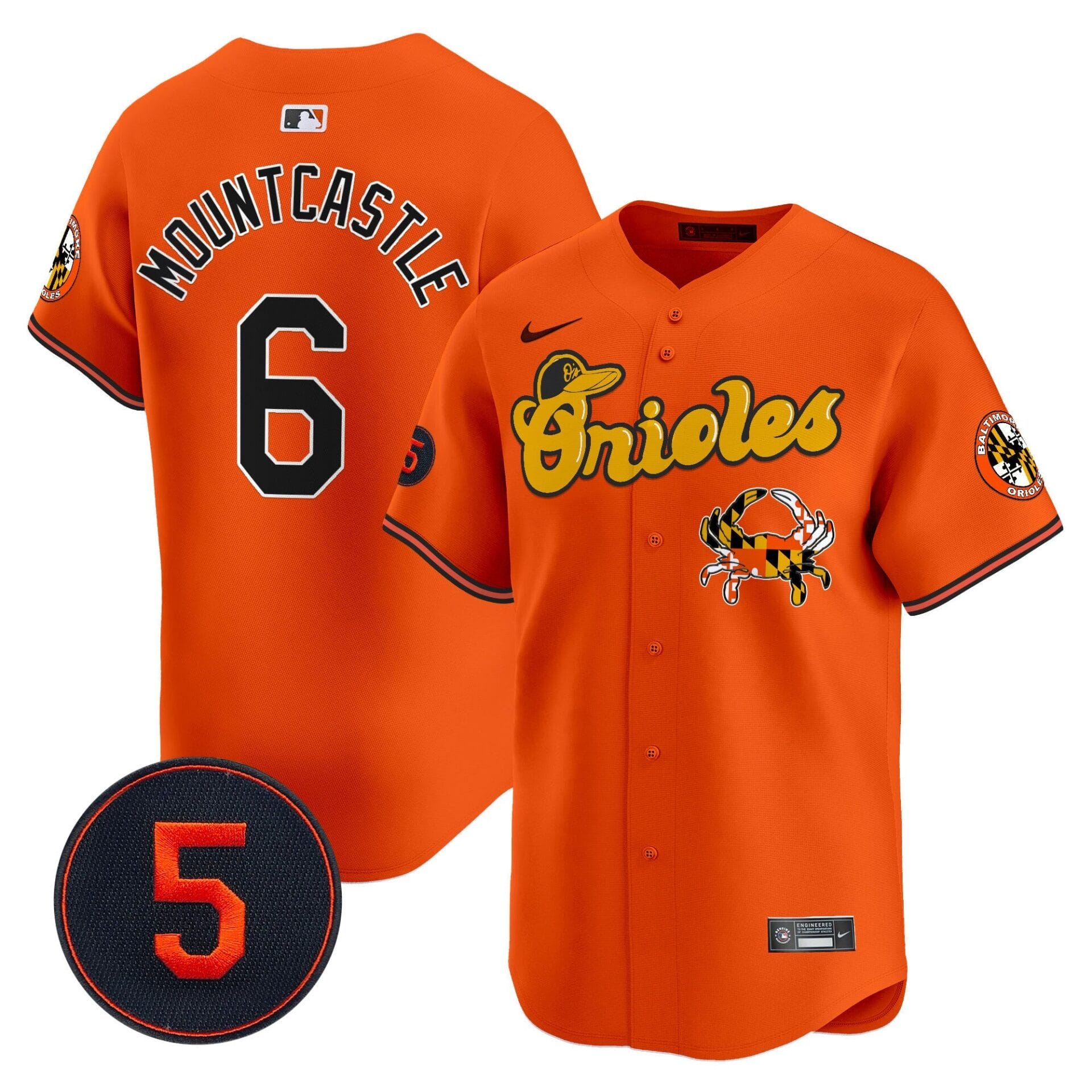 Baltimore Orioles Robinson Patch Vapor Premier Limited Jersey V6 - All Stitched - Image 27