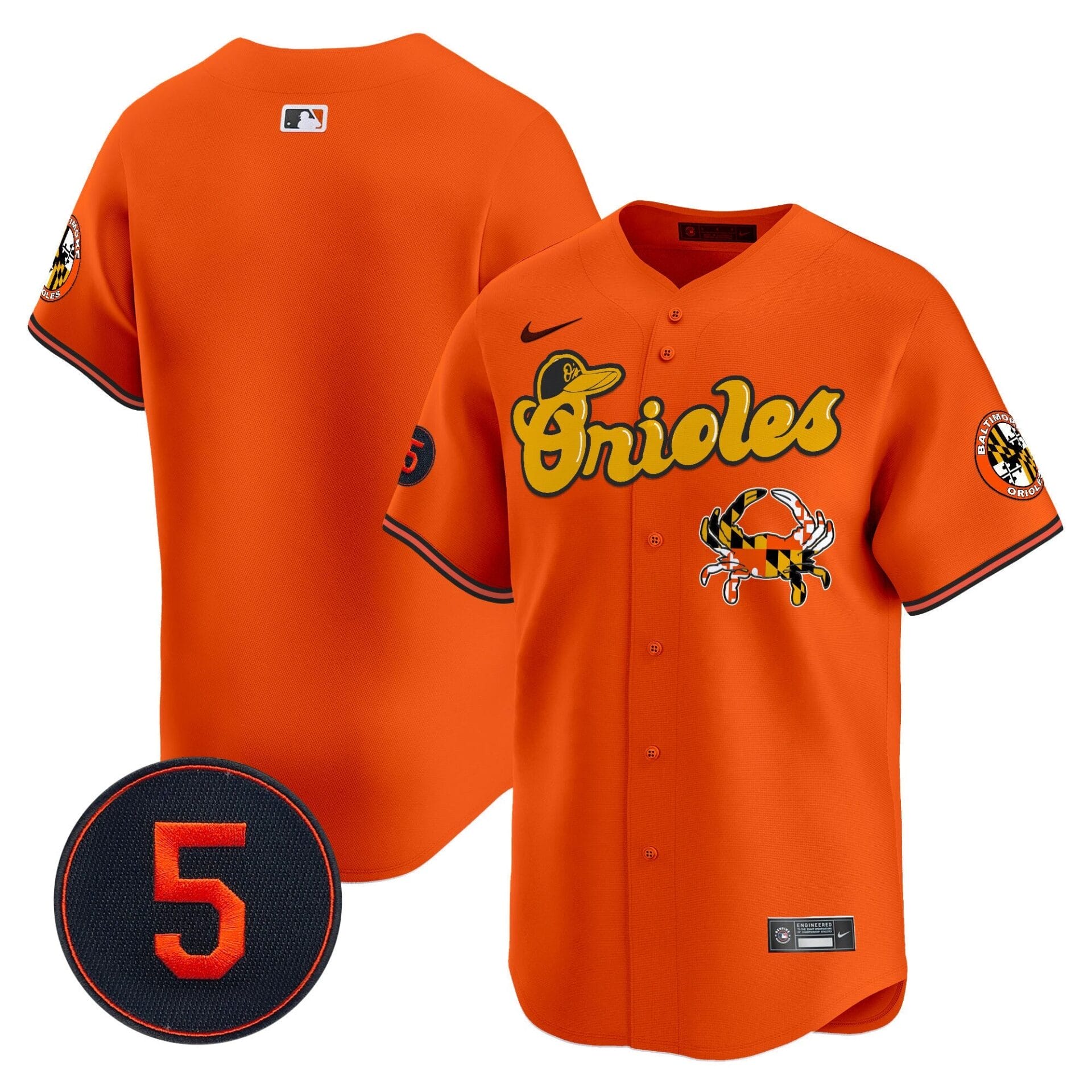 Baltimore Orioles Robinson Patch Vapor Premier Limited Jersey V6 - All Stitched - Image 32