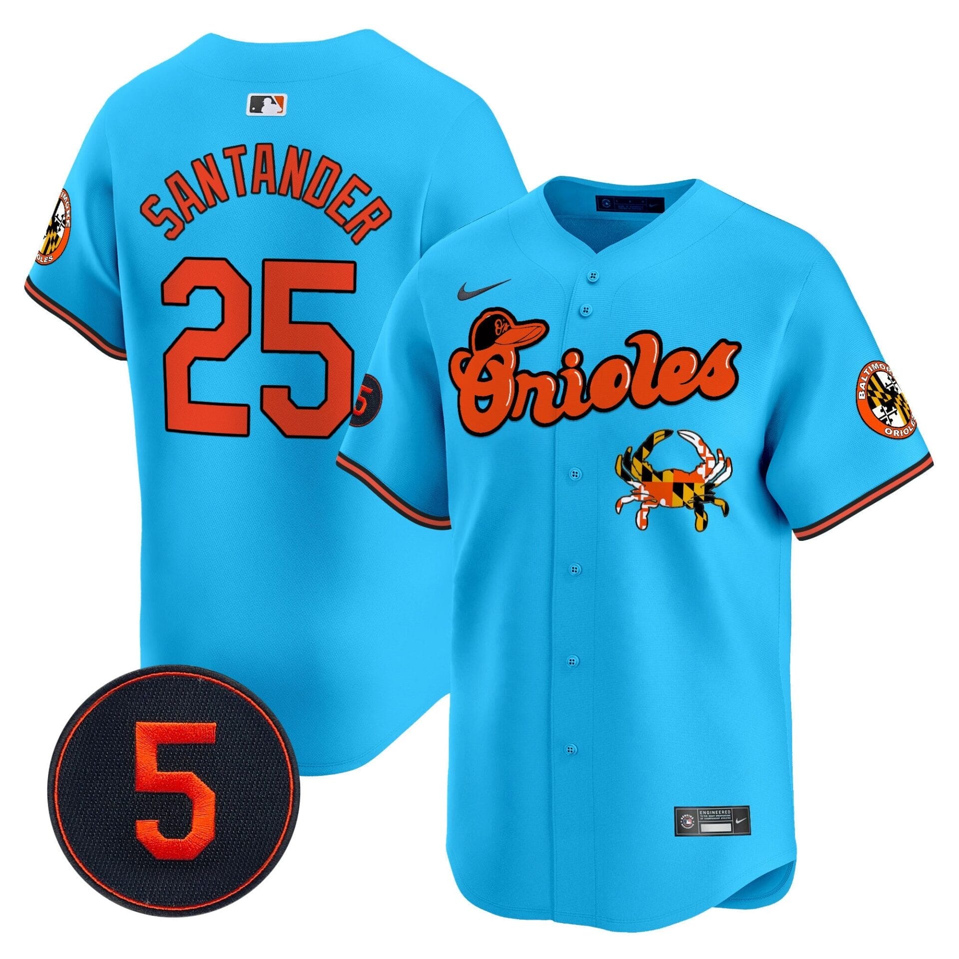 Baltimore Orioles Robinson Patch Vapor Premier Limited Jersey V6 - All Stitched - Image 37