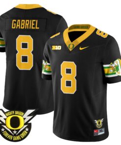 Alternative view of Oregon Ducks 2024 Forever Gang Green Jersey - All Stitched