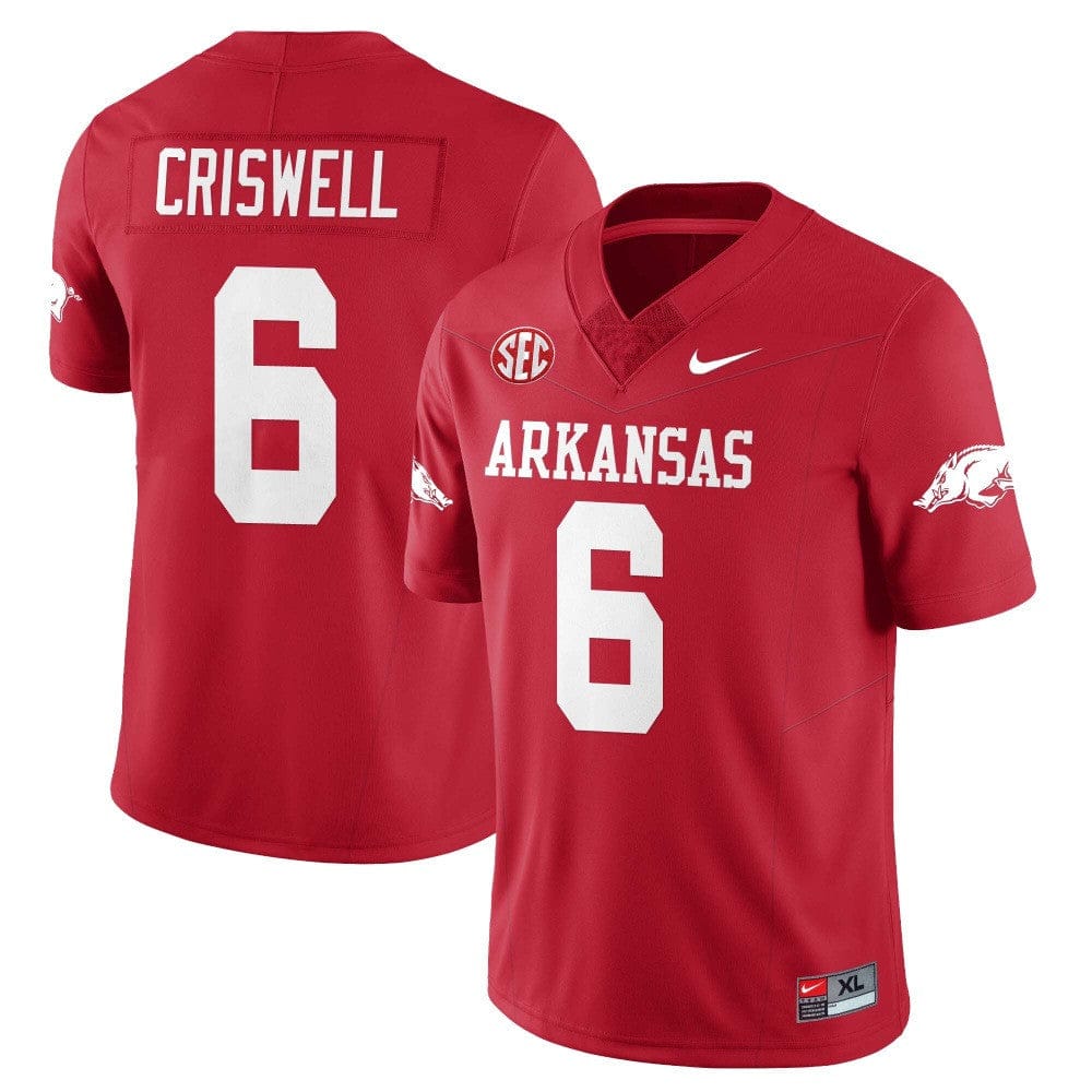 Arkansas Razorback Football 2023 Jersey - All Stitched - Image 2
