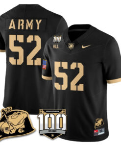 Army Black Knights 100th Anniversary Patch Vapor Jersey - All Stitched