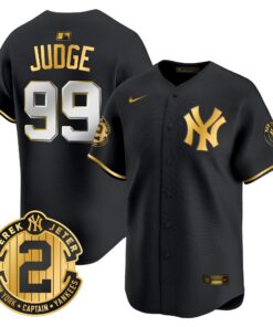 Yankees Derek Jeter Patch Vapor Premier Limited Jersey - All Stitched