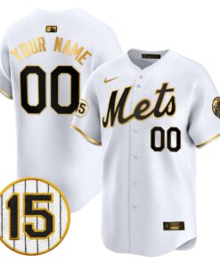 Alternative view of New York Mets Jerry Grote Patch Vapor Premier Limited Custom Jersey - All Stitched