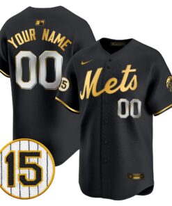 New York Mets Jerry Grote Patch Vapor Premier Limited Custom Jersey - All Stitched