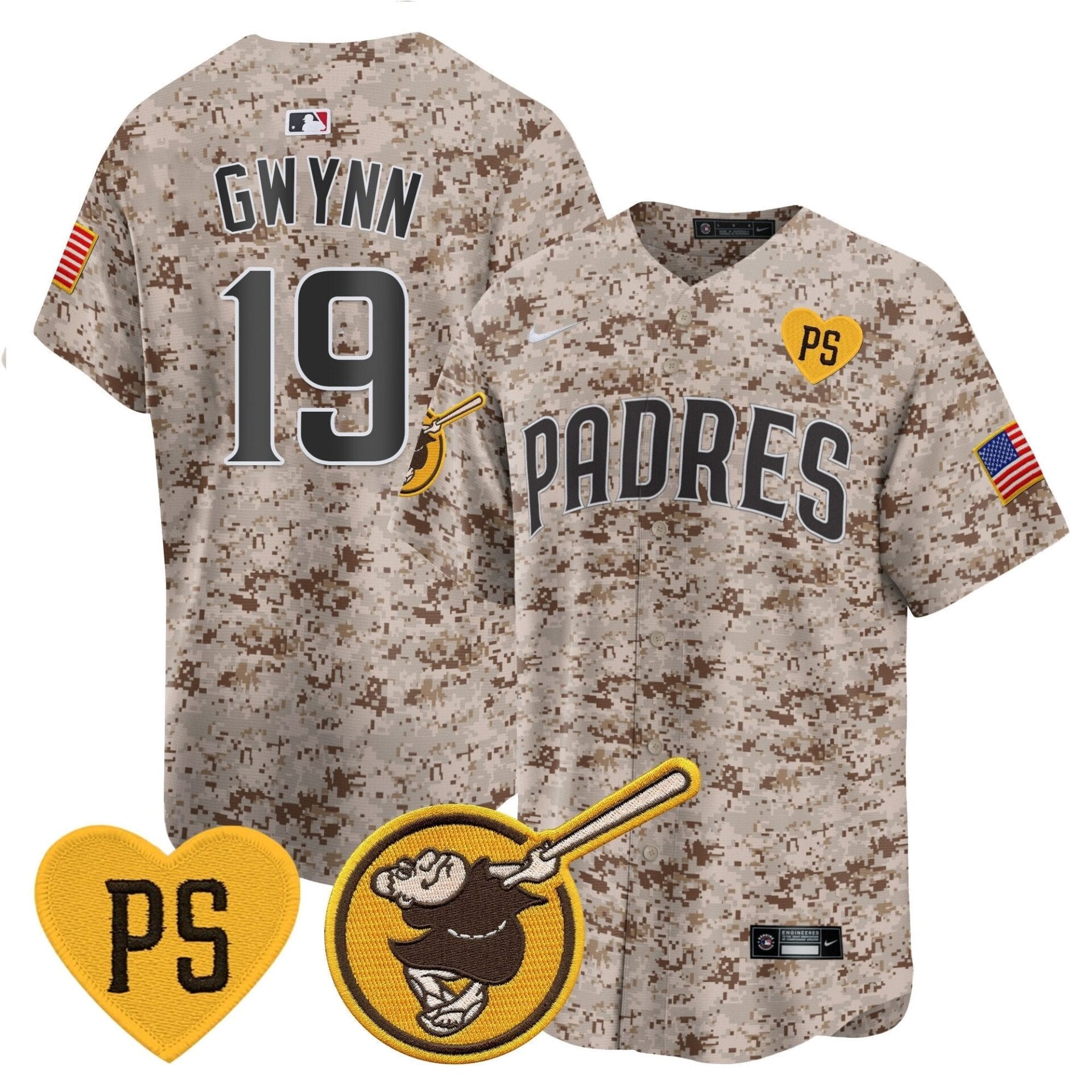 Padres USMC Alternate Vapor Premier Limited Jersey – All Stitched - Image 13