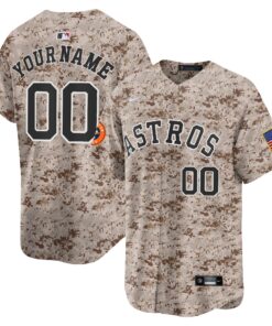 Alternative view of Houston Astros USMC Alternate Vapor Premier Limited Custom Jersey - All Stitched