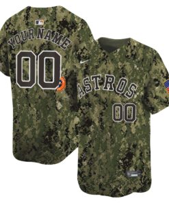Houston Astros USMC Alternate Vapor Premier Limited Custom Jersey - All Stitched