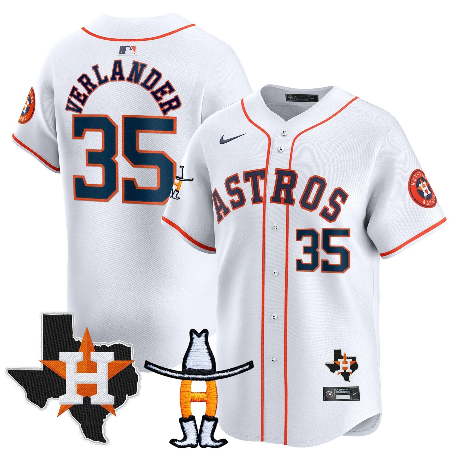 Houston Astros Houston Rodeo Patch Vapor Premier Limited Jersey V2 - All Stitched - Image 34