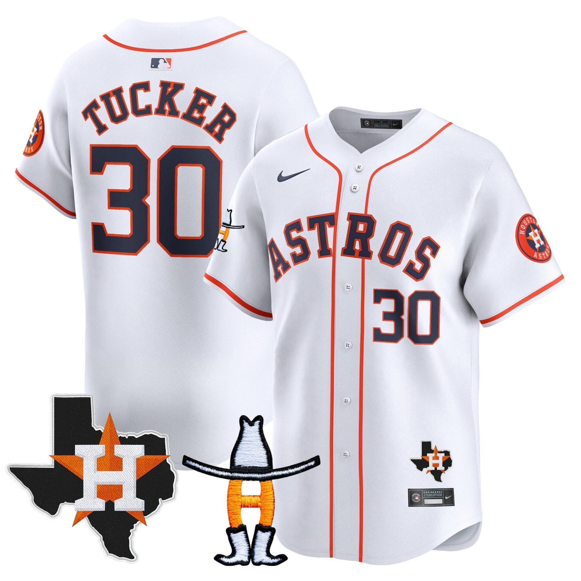 Houston Astros Houston Rodeo Patch Vapor Premier Limited Jersey V2 - All Stitched - Image 35