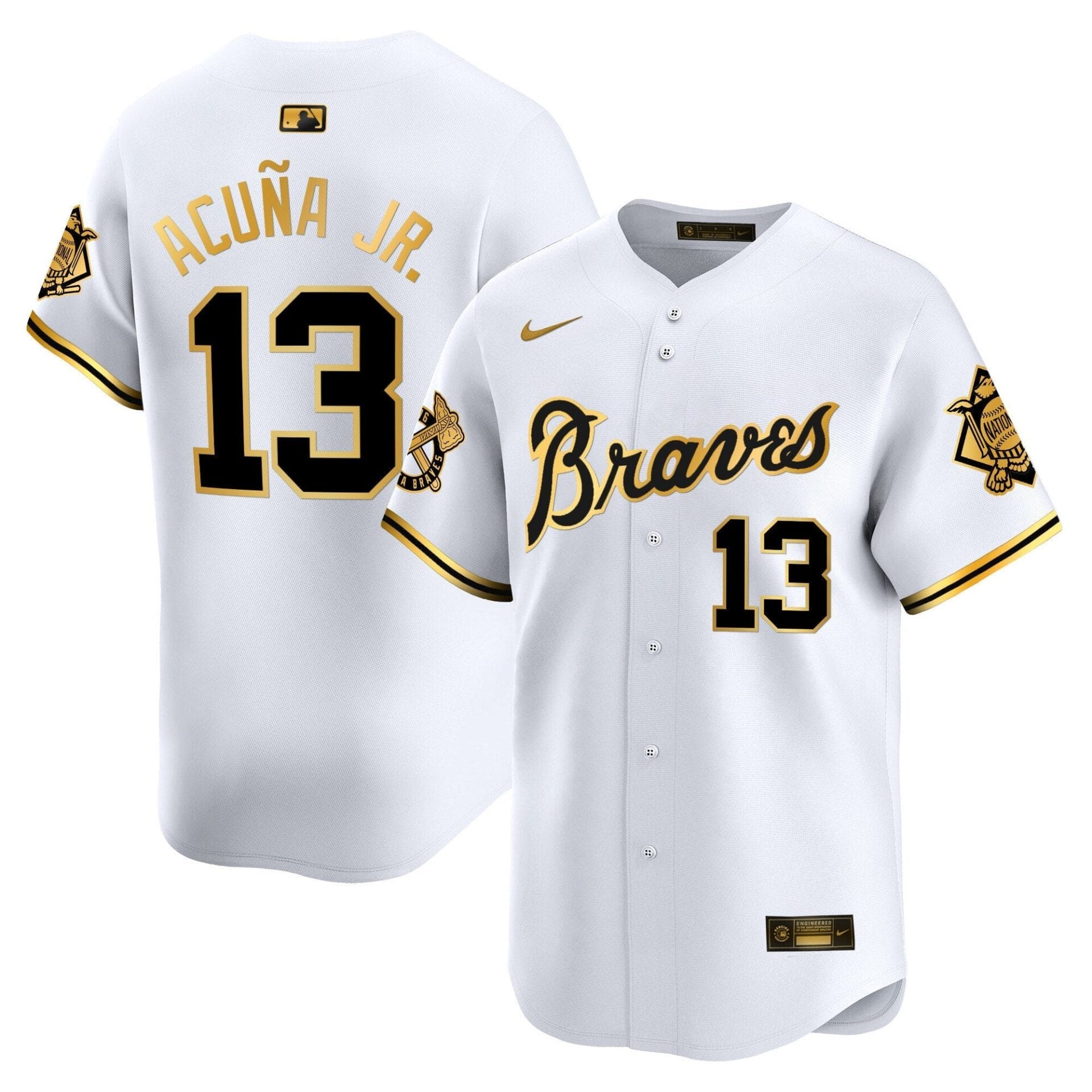 Atlanta Braves Peaches n' Cream Vapor Premier Limited Jersey - All Stitched - Image 37