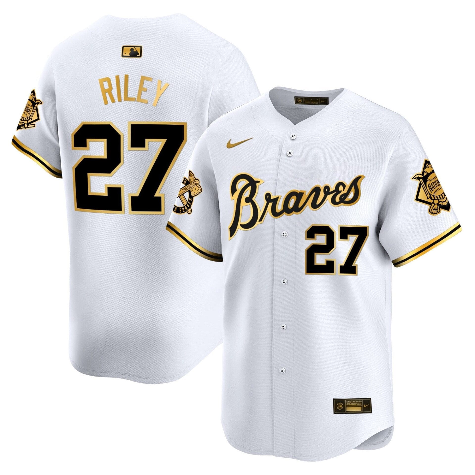 Atlanta Braves Peaches n' Cream Vapor Premier Limited Jersey - All Stitched - Image 40