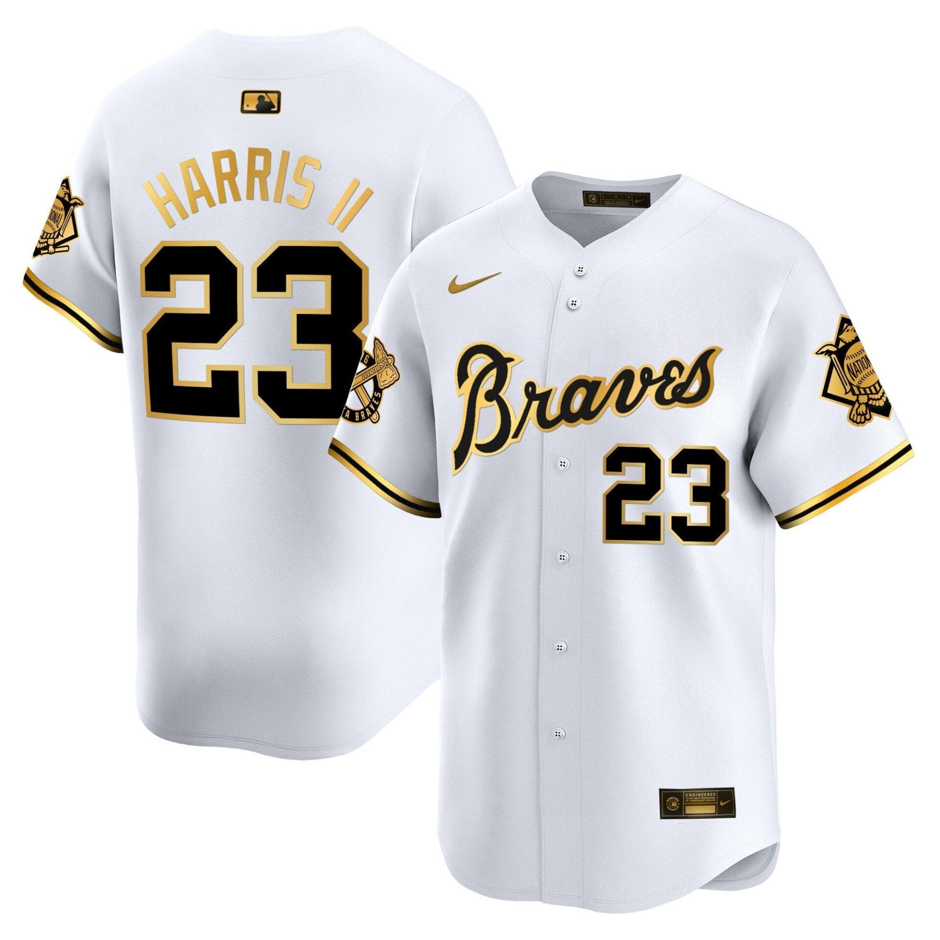 Atlanta Braves Peaches n' Cream Vapor Premier Limited Jersey - All Stitched - Image 41