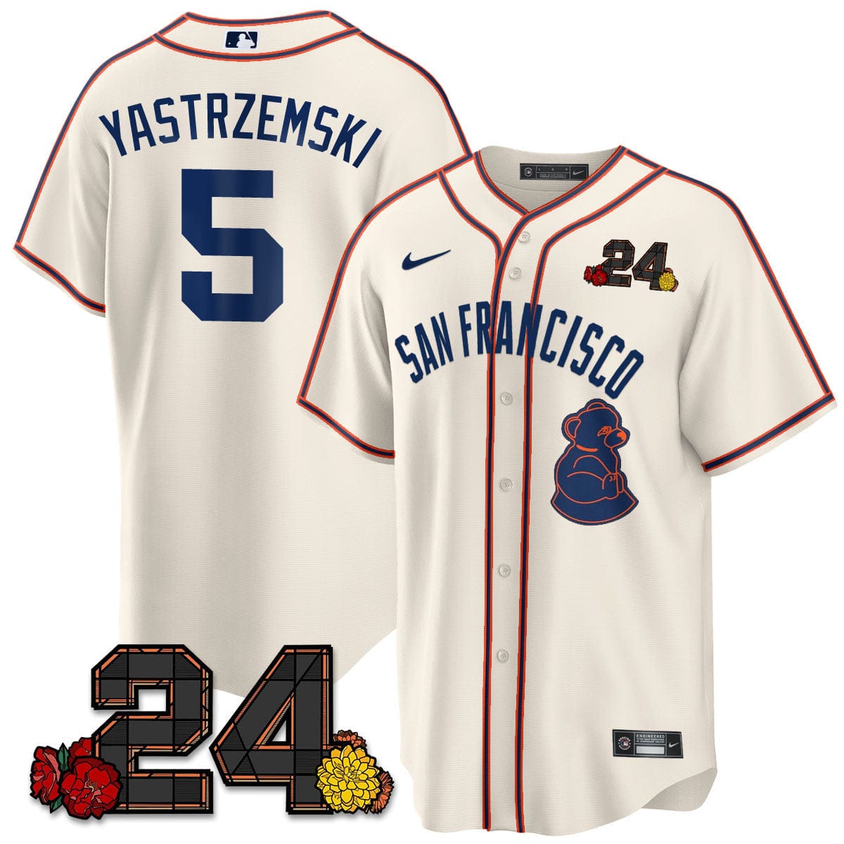 Giants 2024 Vapor Premier Limited Jersey - Willie Mays Patch - Image 38