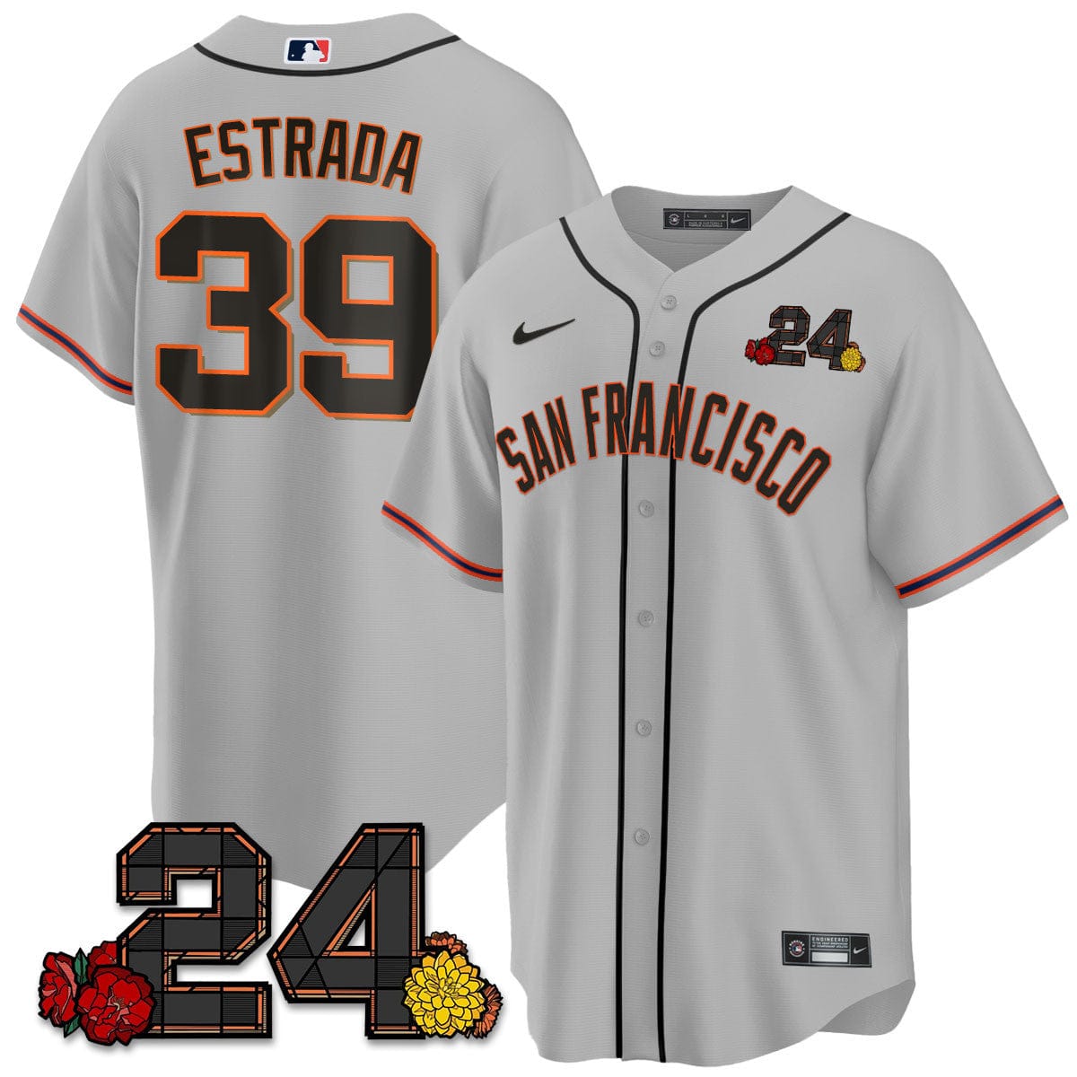 Giants 2024 Vapor Premier Limited Jersey - Willie Mays Patch - Image 34