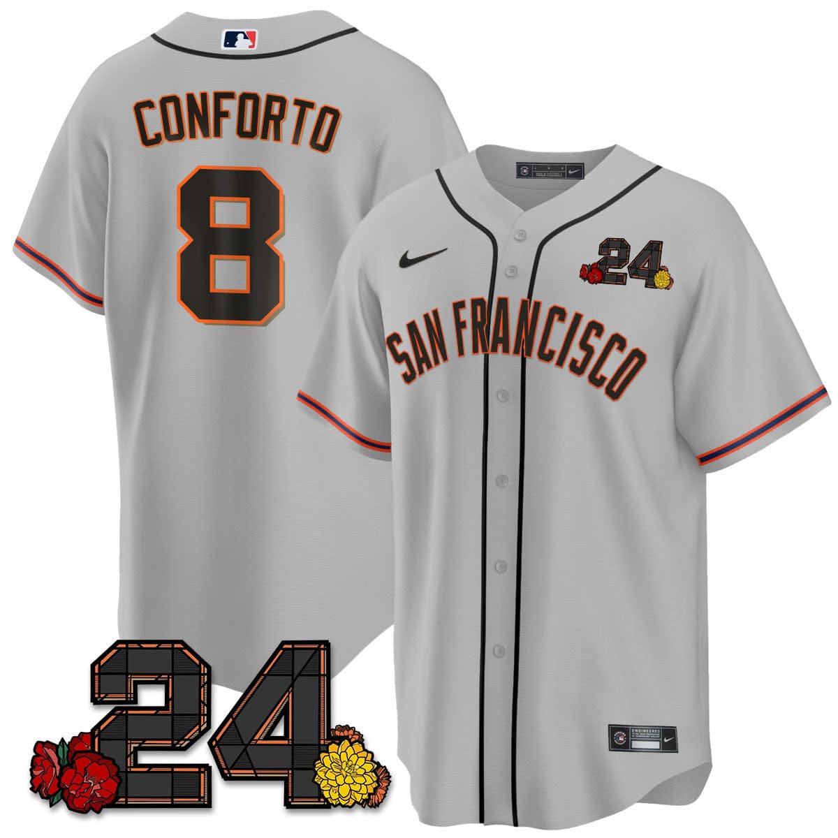 Giants 2024 Vapor Premier Limited Jersey - Willie Mays Patch - Image 28