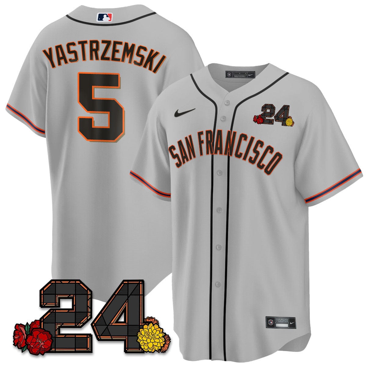 Giants 2024 Vapor Premier Limited Jersey - Willie Mays Patch - Image 40
