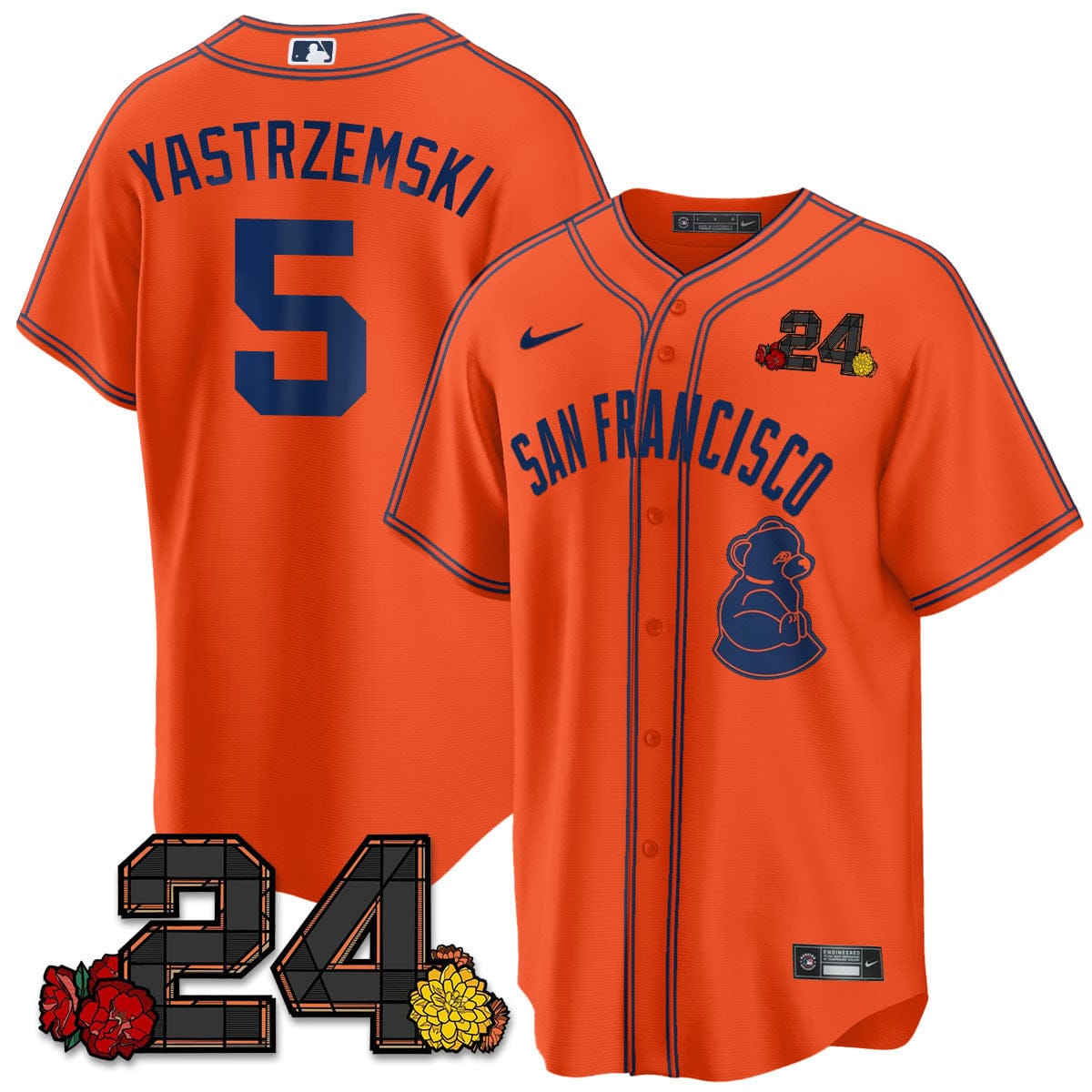 Giants 2024 Vapor Premier Limited Jersey - Willie Mays Patch - Image 42