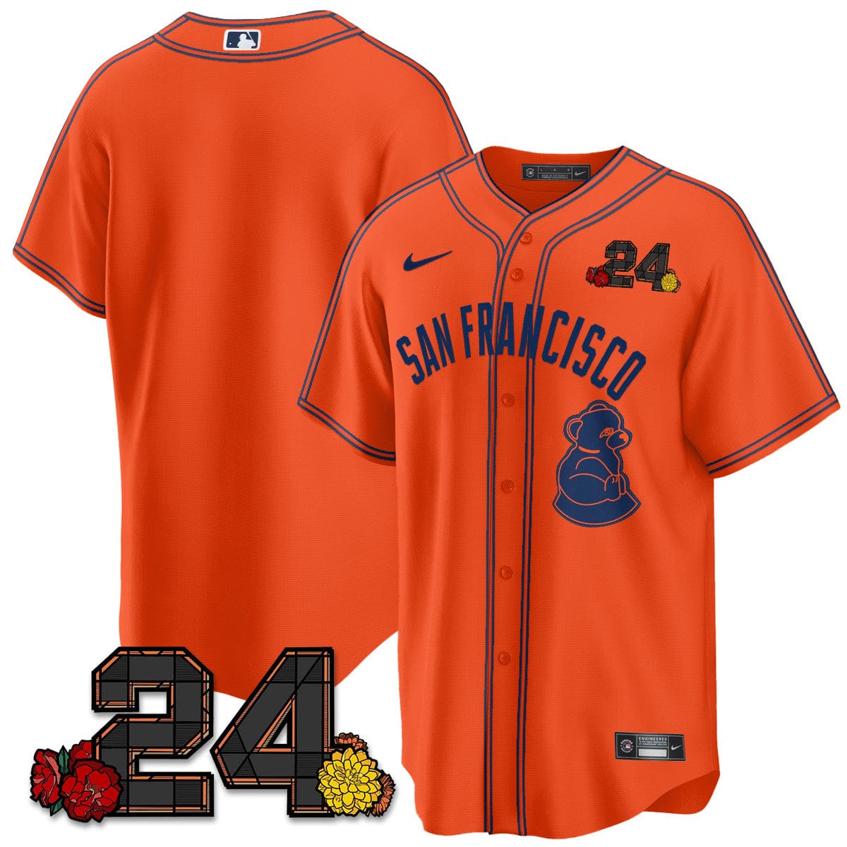 Giants 2024 Vapor Premier Limited Jersey - Willie Mays Patch - Image 60