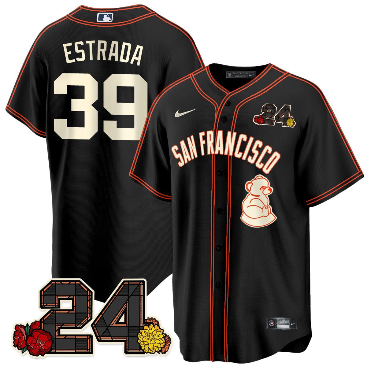 Giants 2024 Vapor Premier Limited Jersey - Willie Mays Patch - Image 31